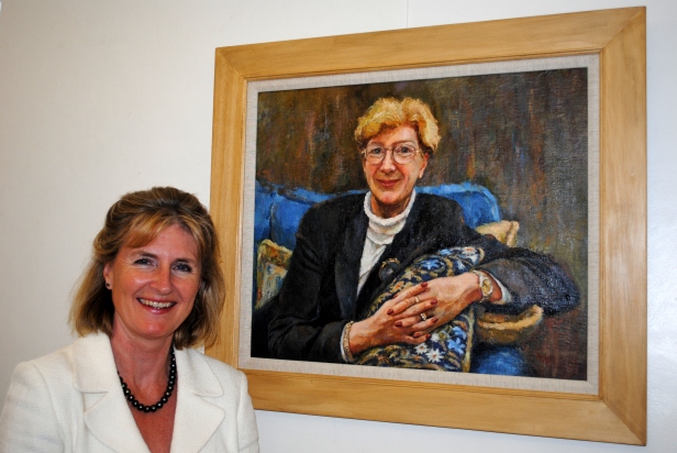Katherine Firth's portrait of Dame Barbara Mills