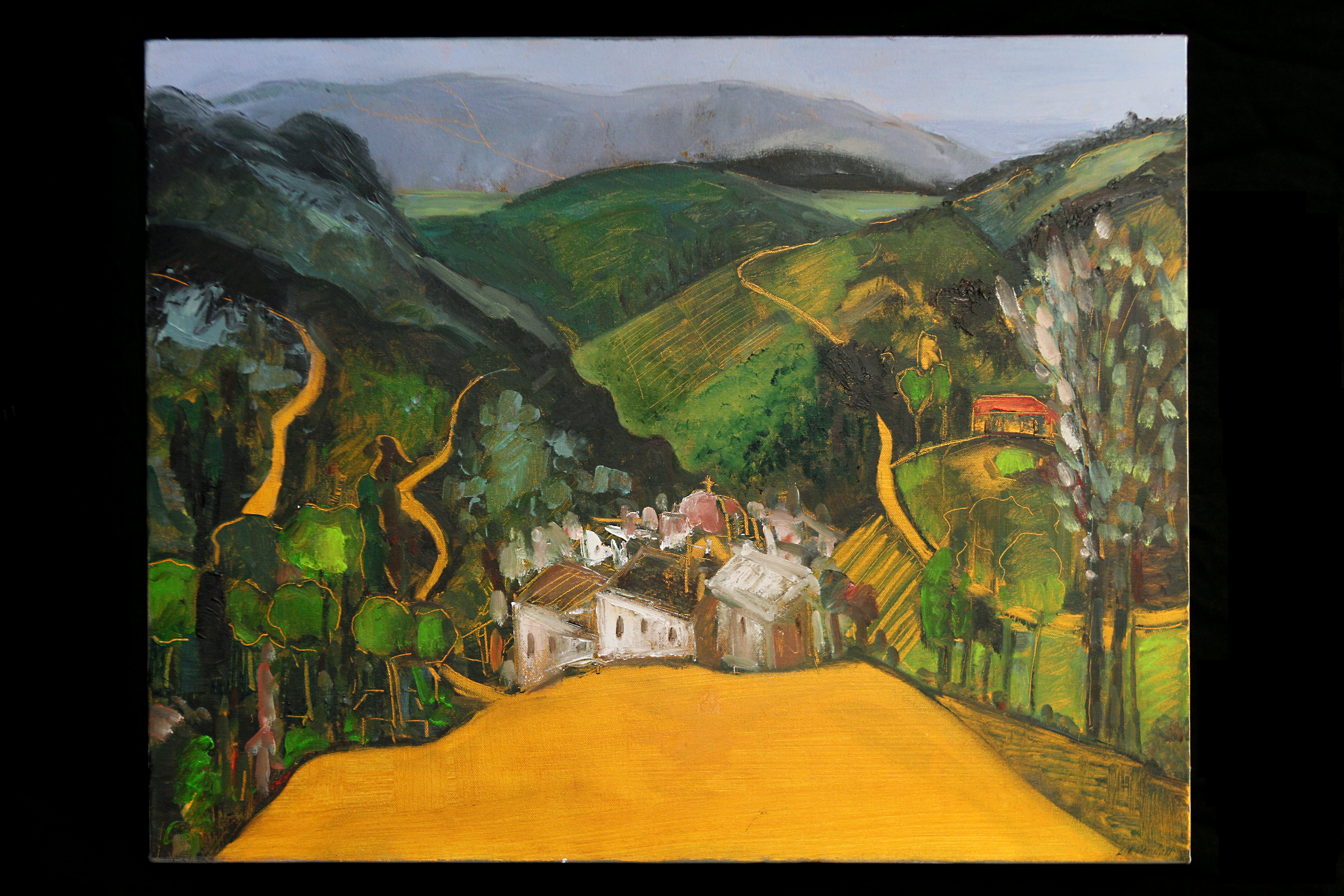 Lucinda Rendall Landscape in Andalusia oil on canvas 75x60cm £800.jpg